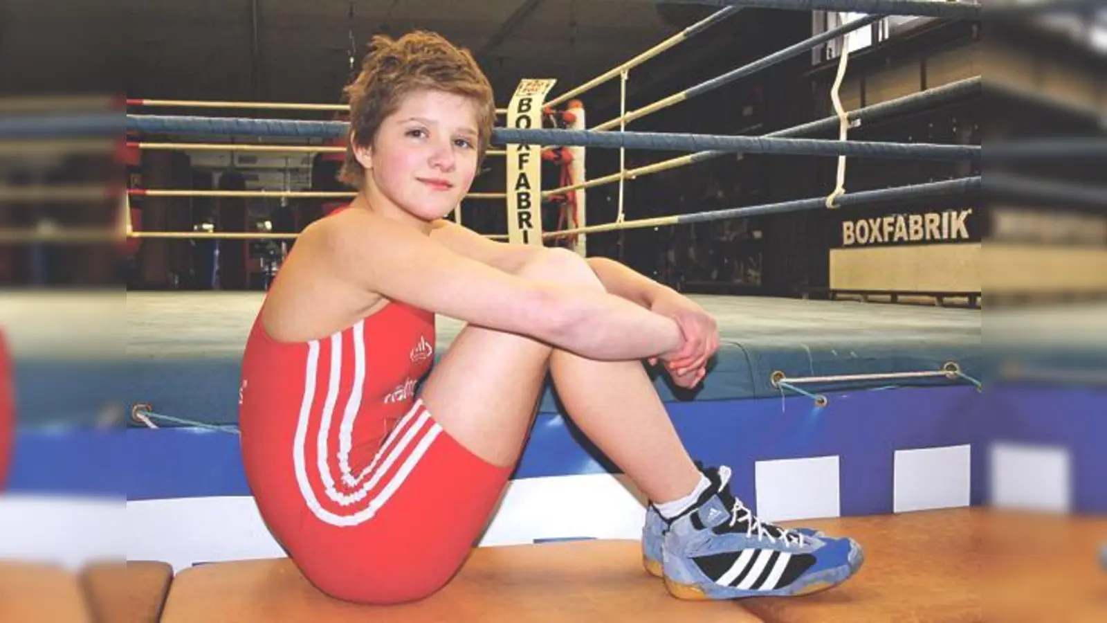 Großes Ringertalent: Die 13-jährige Claudia Suttner aus der Boxfabrik.	 (Foto: privat)
