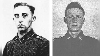 Stürzten im November 1943 nahe Goldach ab: Flugzeugführer Alois Brunnmayr (links) und Funker Erich Hinz.	 (Fotos: privat)