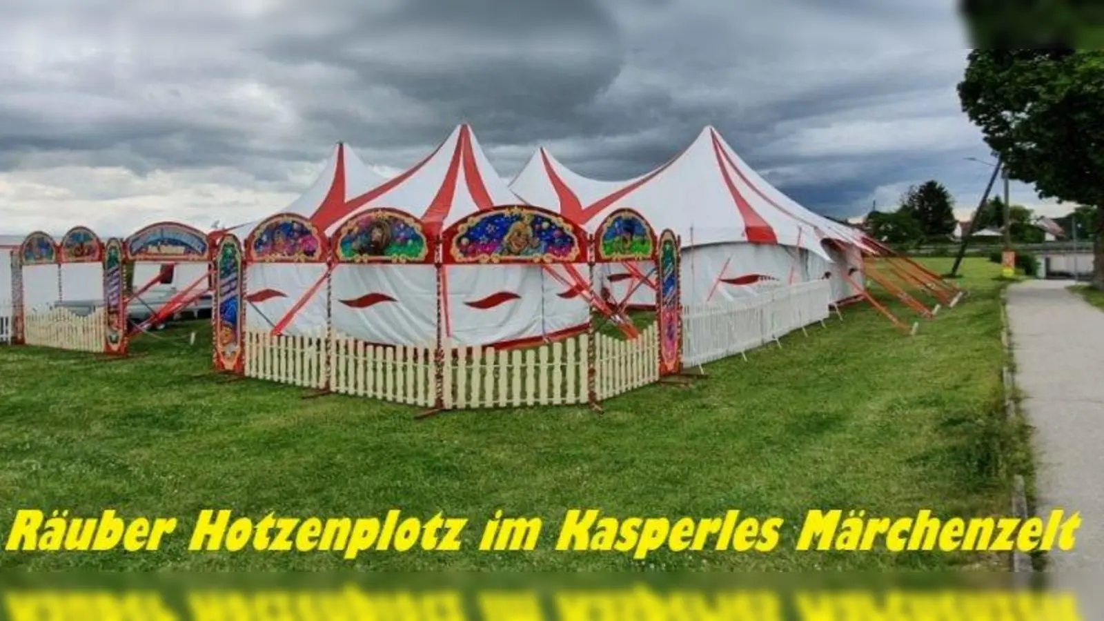 Kasperles Märchenzelt steht ab dem 19. August für zehn Tage im Westpark. Gespielt wird „Die gestohlene Kaffemühle”. (Foto: ZeltpuppenbühneWunder)