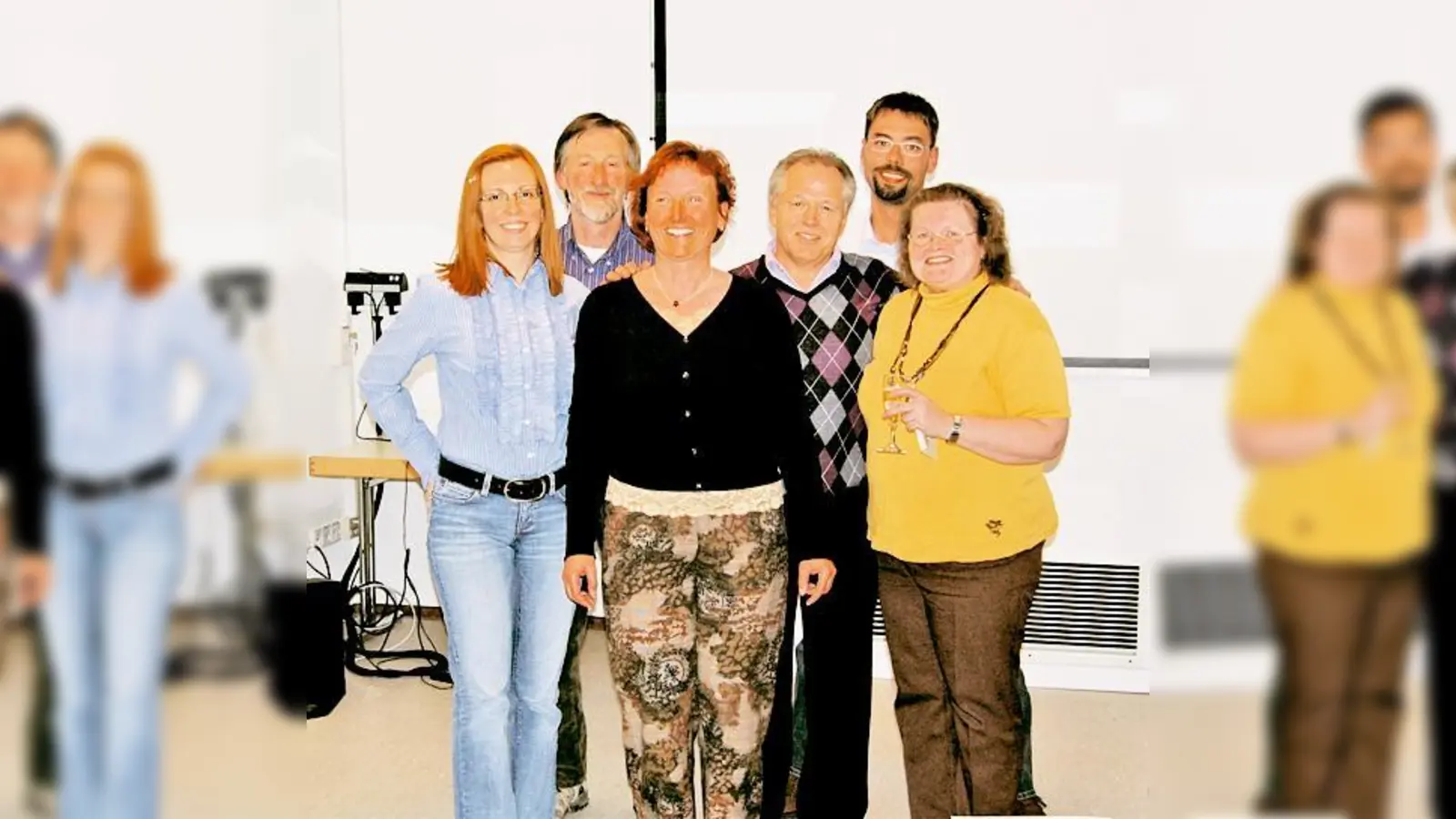 Der neue Vorstand: Lena Hausmann, Georg Regensburger, Susi Thullner, Peter Briegel, Christian Stahlberg und Rosi Satzik (v.l.n.r.).	 (Foto: Verein)