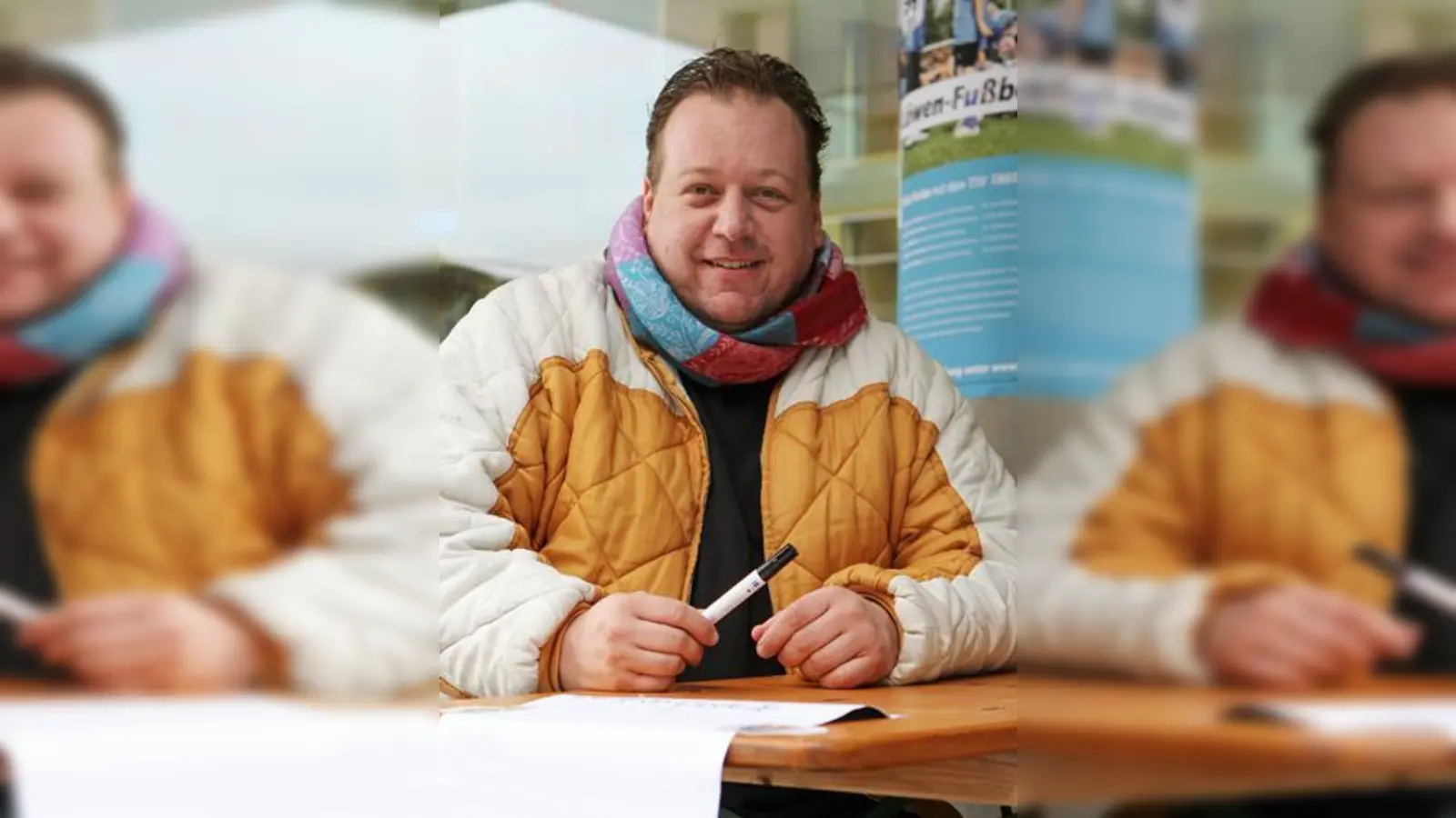 Will die Fans nach Ismaning bringen: Axel Löwenbomber Dubelowski.  (Foto: A. Wild)