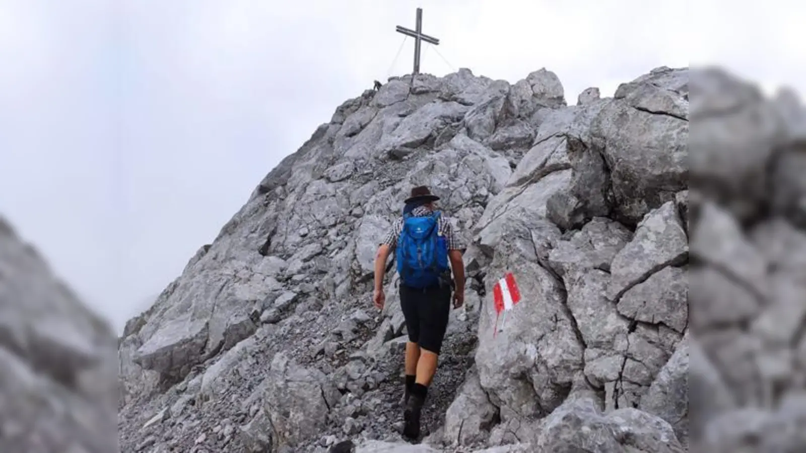 Fast geschafft. Der Gipfel des Sonnjochs (2.457m) ist bereits in Sichtweite!   (Foto: Stefan Dohl)