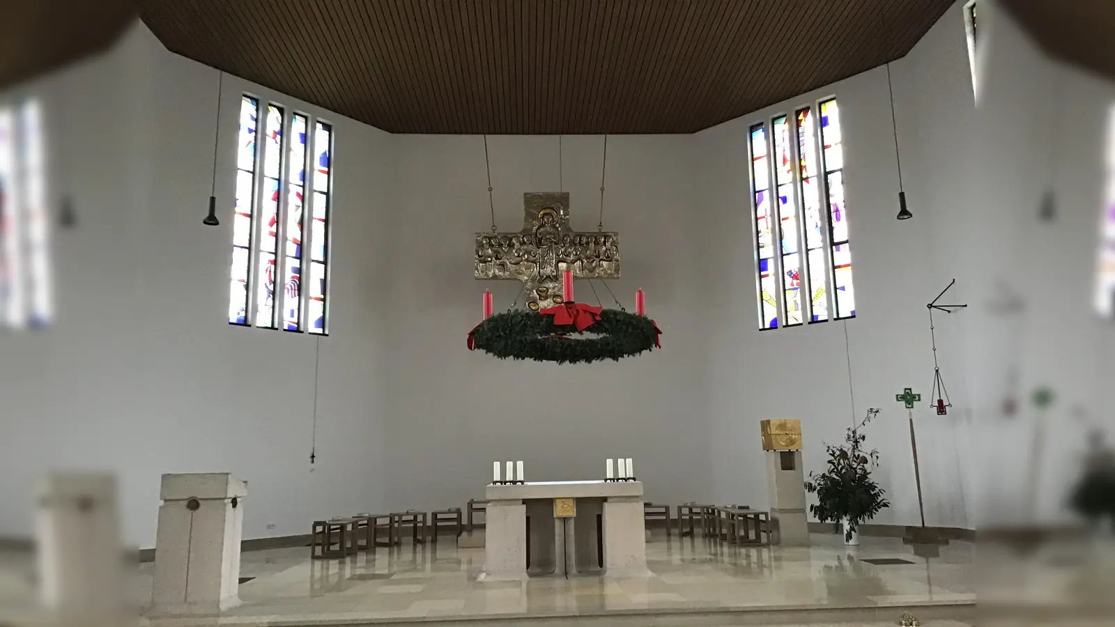 In St. Agnes findet die Adventskranzsegnung um 11 Uhr beim Familiengottesdienst statt.  (F.: D. Mielcarek)