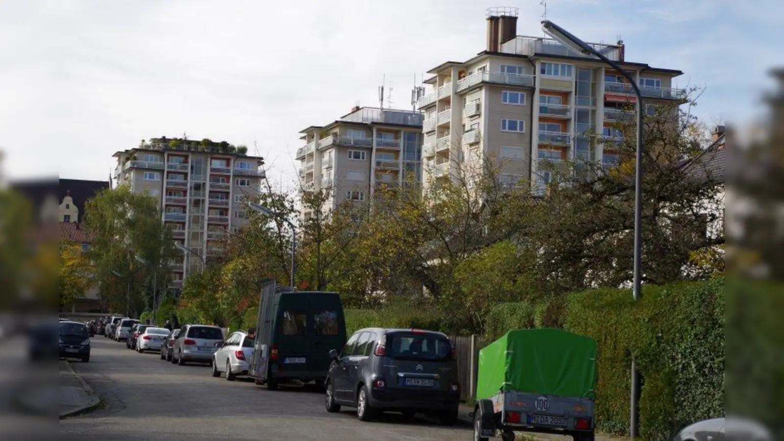 In den Wohnstraßen rund um den Fröbelplatz wird keine Parkzone nur für Pkw eingerichtet. (Foto: kö)