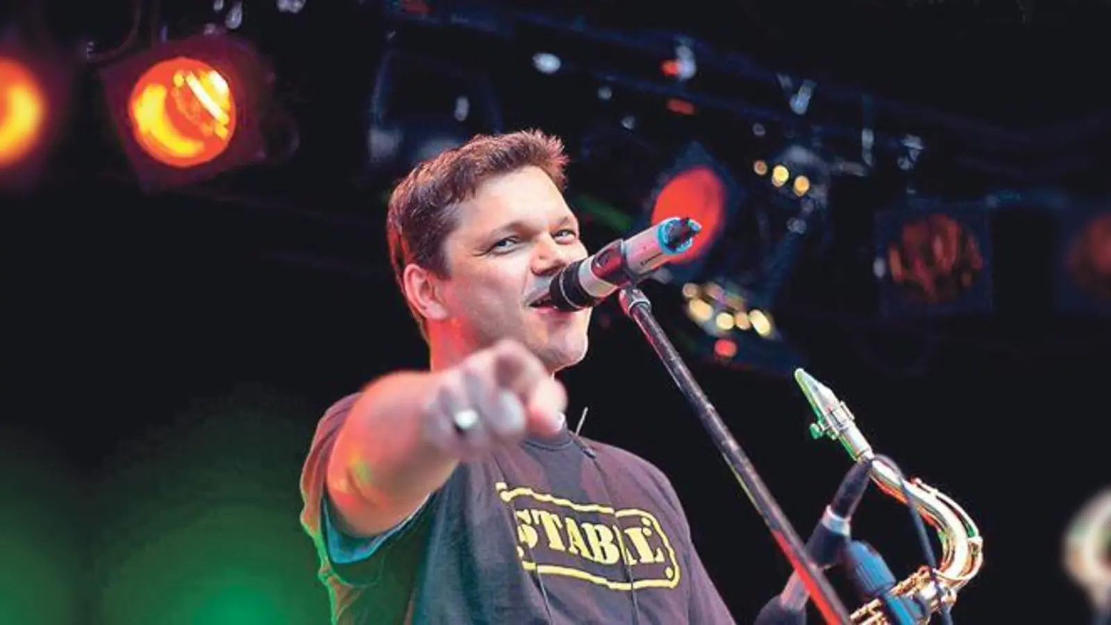 Christian Stefan, Das Große C der Band »Stabil«.	 (Foto: VA)