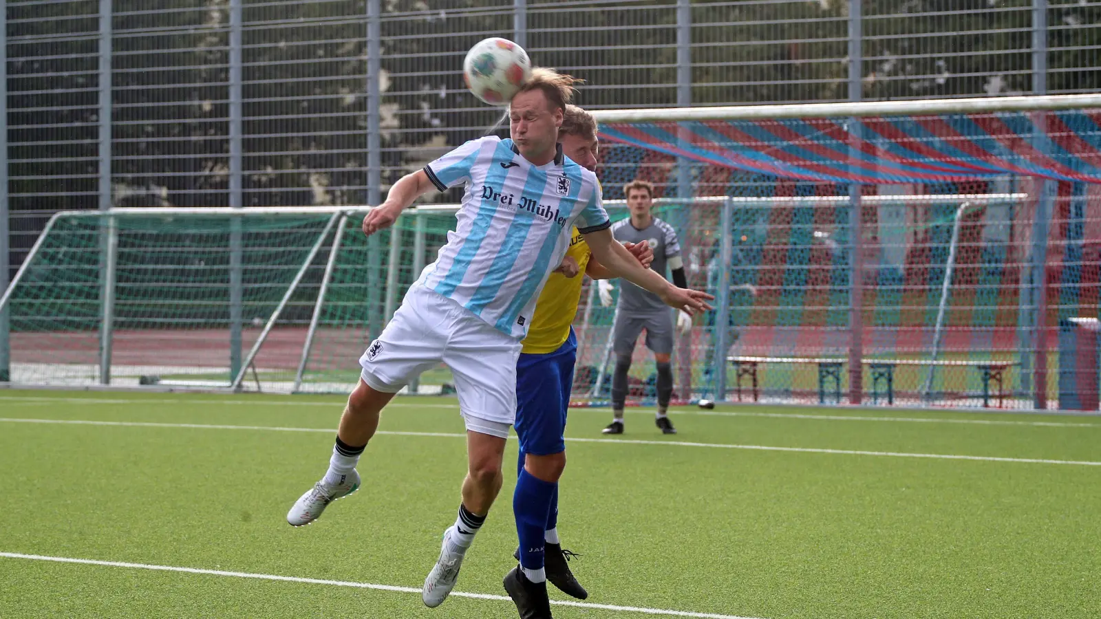 Doppeltorschütze: Julian Schleich.  (Archivbild: Anne Wild)
