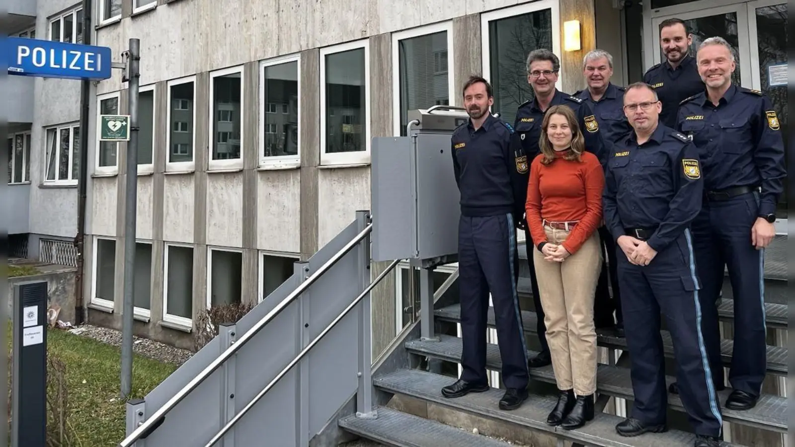 MdB Jamila Schäfer (besuchte u.a. die Sendlinger Polizei. (Foto: Gr)