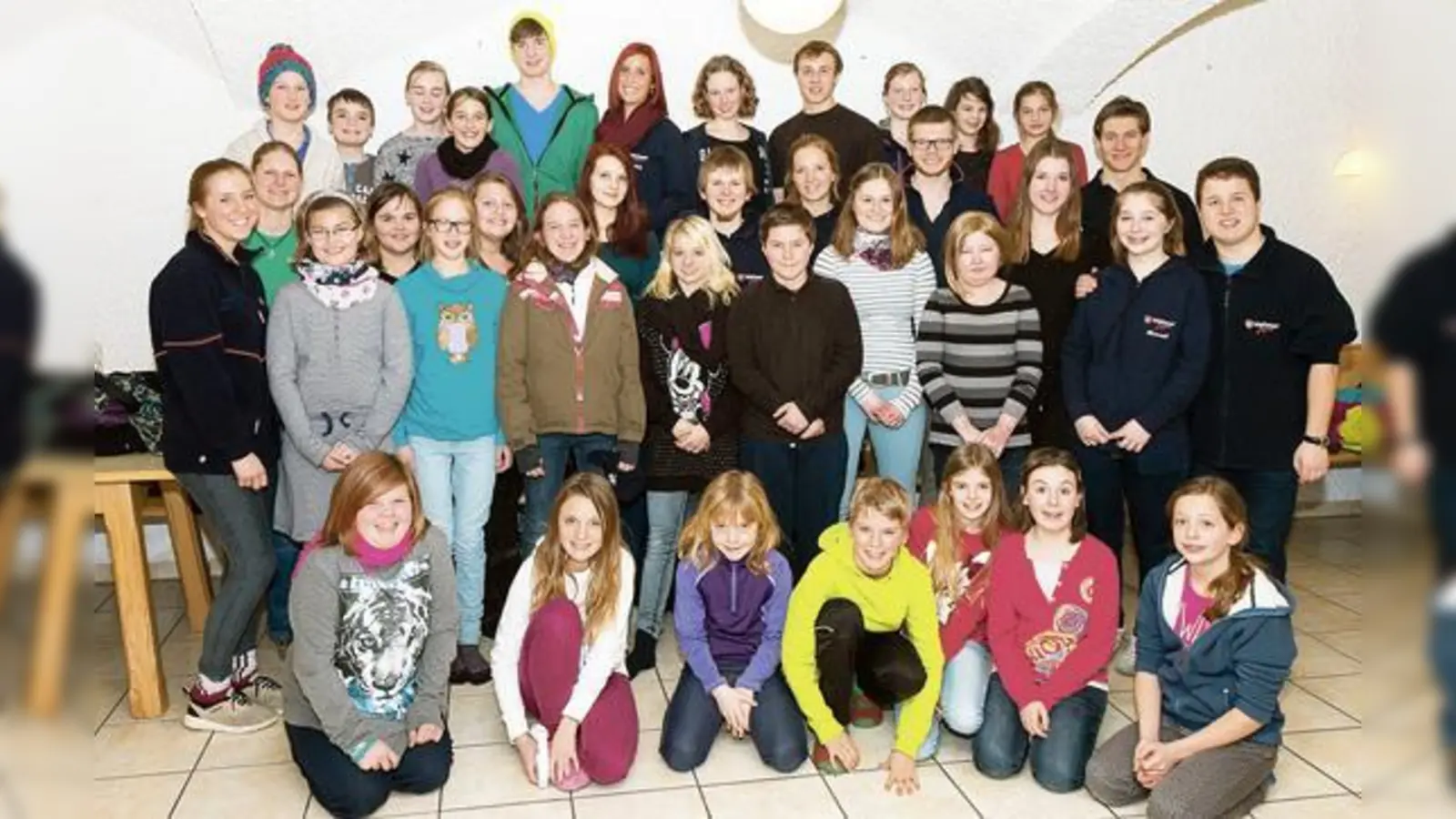 Über vierzig Teilnehmer aus fünf Landkreisen nahmen am Malteser Schneewochenende in Thalhäusl im Landkreis Miesbach teil.	 (Foto: Malteser)