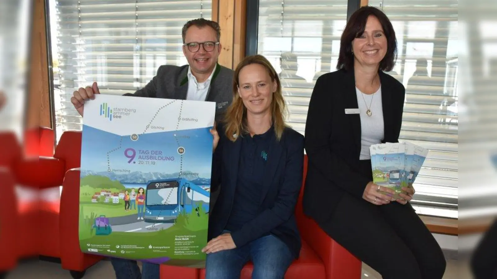 Der „Tag der Ausbildung” findet am 20. November statt. Von links: Christoph Winkelkötter, Anne Boldt und Martina Sonneck. (Foto: Hauck)