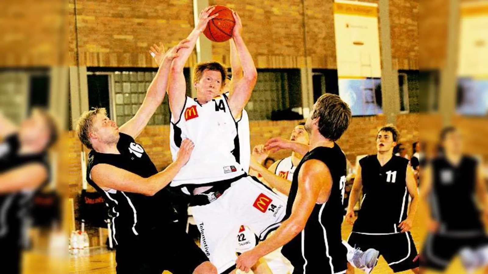 Held des Tages beim Spiel der Telemotive: Johannes Schwarz.	 (Foto: Verein)
