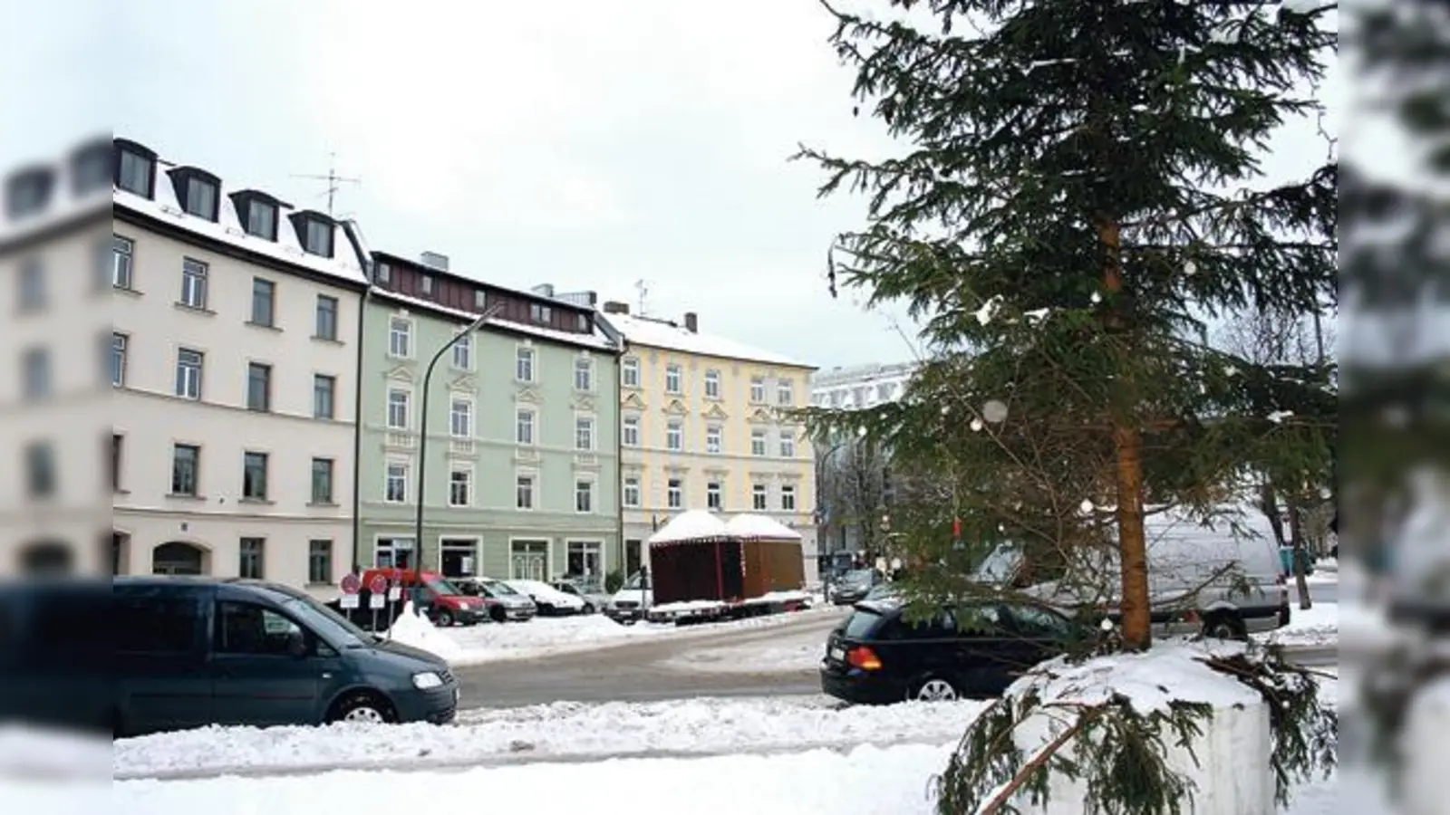 Kein schöner Anblick  doch nach dem Winterschlaf bekommt der Hans-Mielich-Platz ein umfangreiches Facelifting.  (Foto: Harald Hettich)