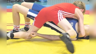 Die jungen Ringer aus St. Wolfgang behielten im Hin- und Rückkampf jeweils die Oberhand.	 (Foto: Verein)