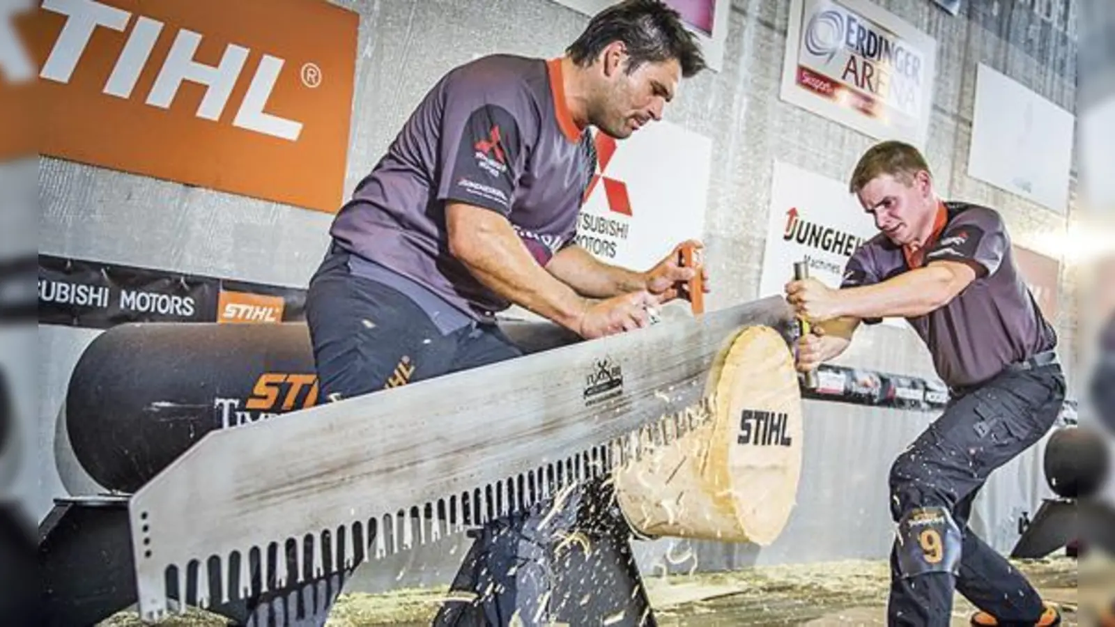 Kraft, Technik und Präzision sind beim Sportholzfällen der Schlüssel zum Erfolg.  (Foto: PM)