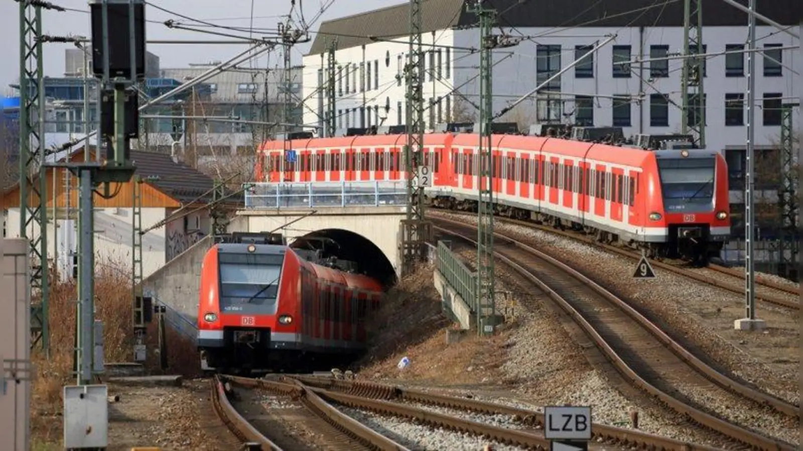 Damit die S-Bahnen im Störfall umgeleitet werden können, soll die Sendlinger Spange entstehen. (Foto: Deutsche Bahn AG / Uwe Miethe)