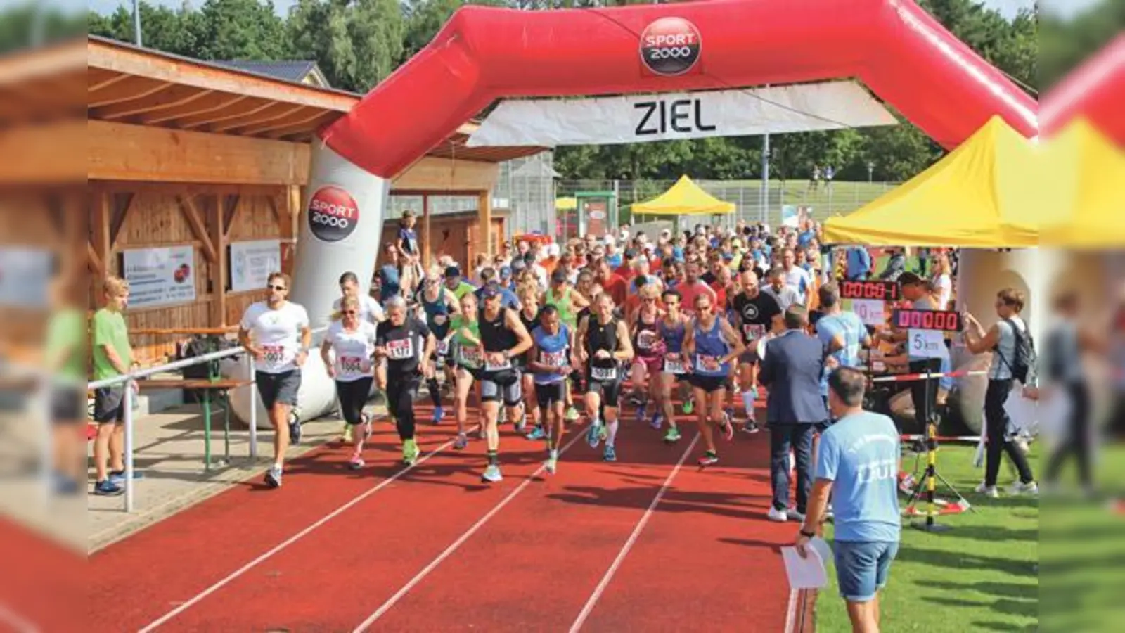 Zum 5. Mal fiel der Startschuss zum Grasbrunner Lauf im Sportpark Grasbrunn.	 (Foto: privat)