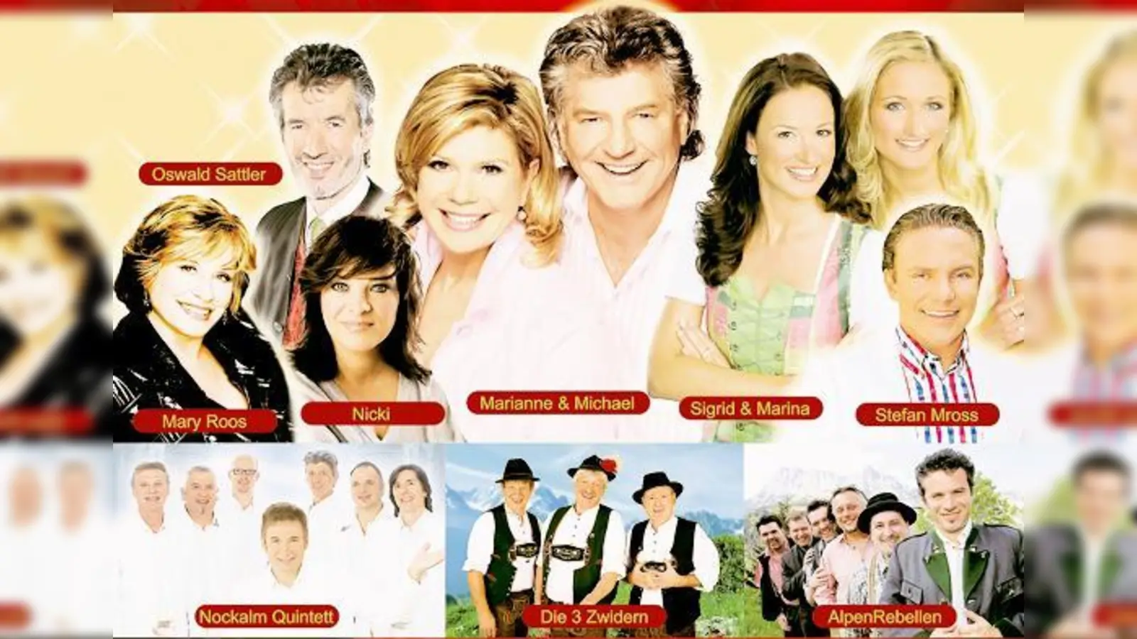 Eine große Benefiz Gala mit Marianne &amp; Michael sowie vielen weiteren Stars ist einer der Höhepunkte der Truderinger Festwoche.	 (Foto: Agentur)