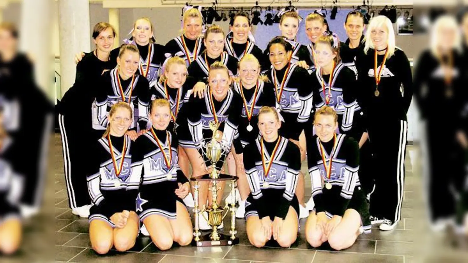 Die »silbernen« Munich Cheer Allstars des TSV Turnerbundes.   (Foto: Turnerbund)