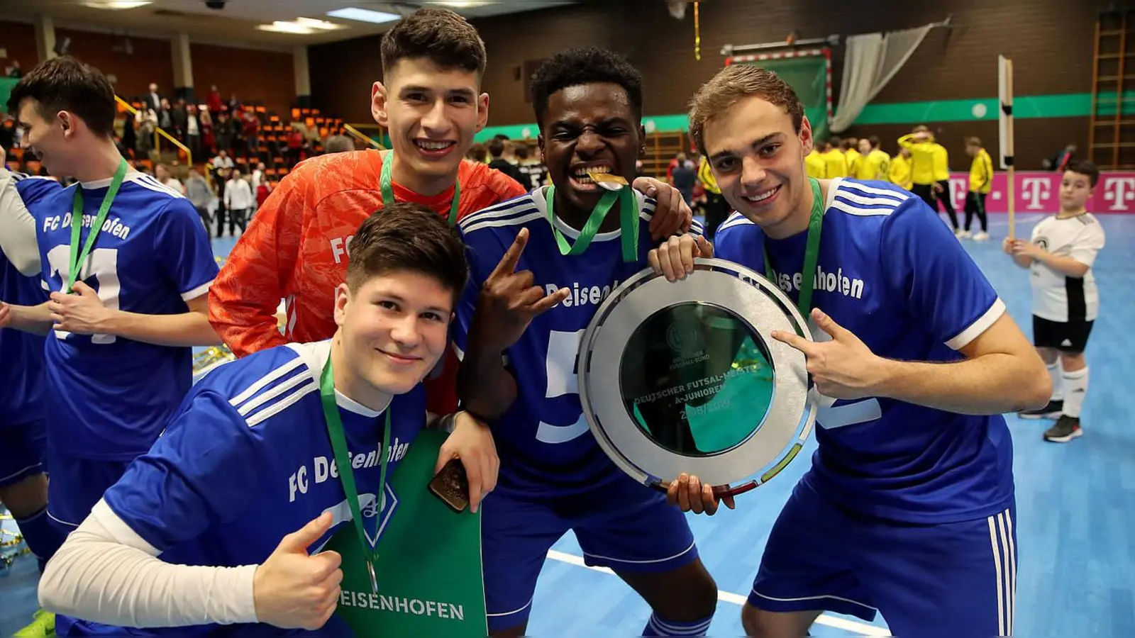 Die U19-Junioren des FC Deisenhofen sind Deutscher Futsal-Meister 2019! Den Sieg holten sie sich am letzten Sonntag. (Foto: VA)