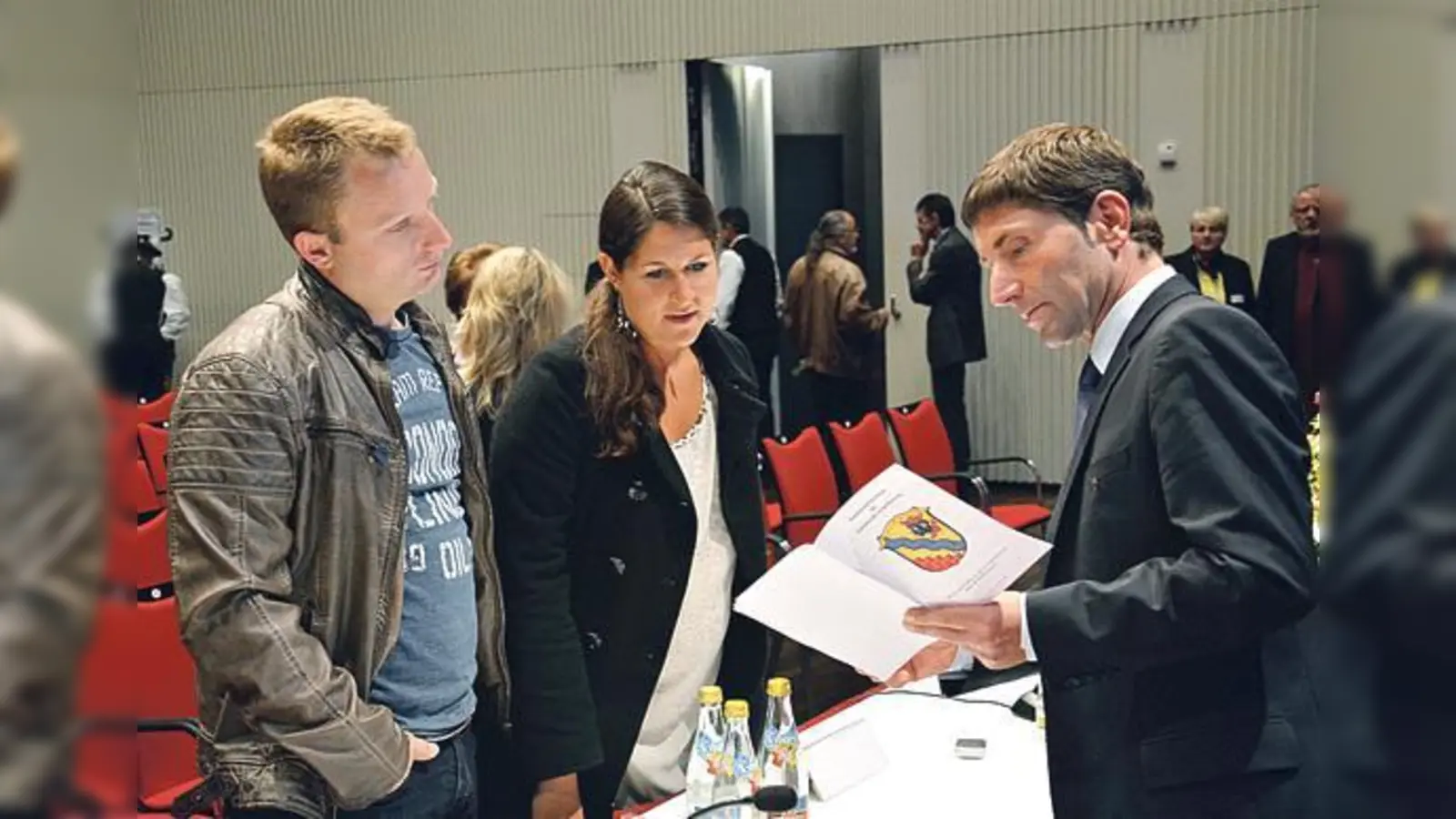 Bürgermeister Andreas Kemmelmeyer präsentierte seine Gemeinde den Neubürgern auch gerne ganz individuell.	 (Foto: Gemeinde Unterföhring)