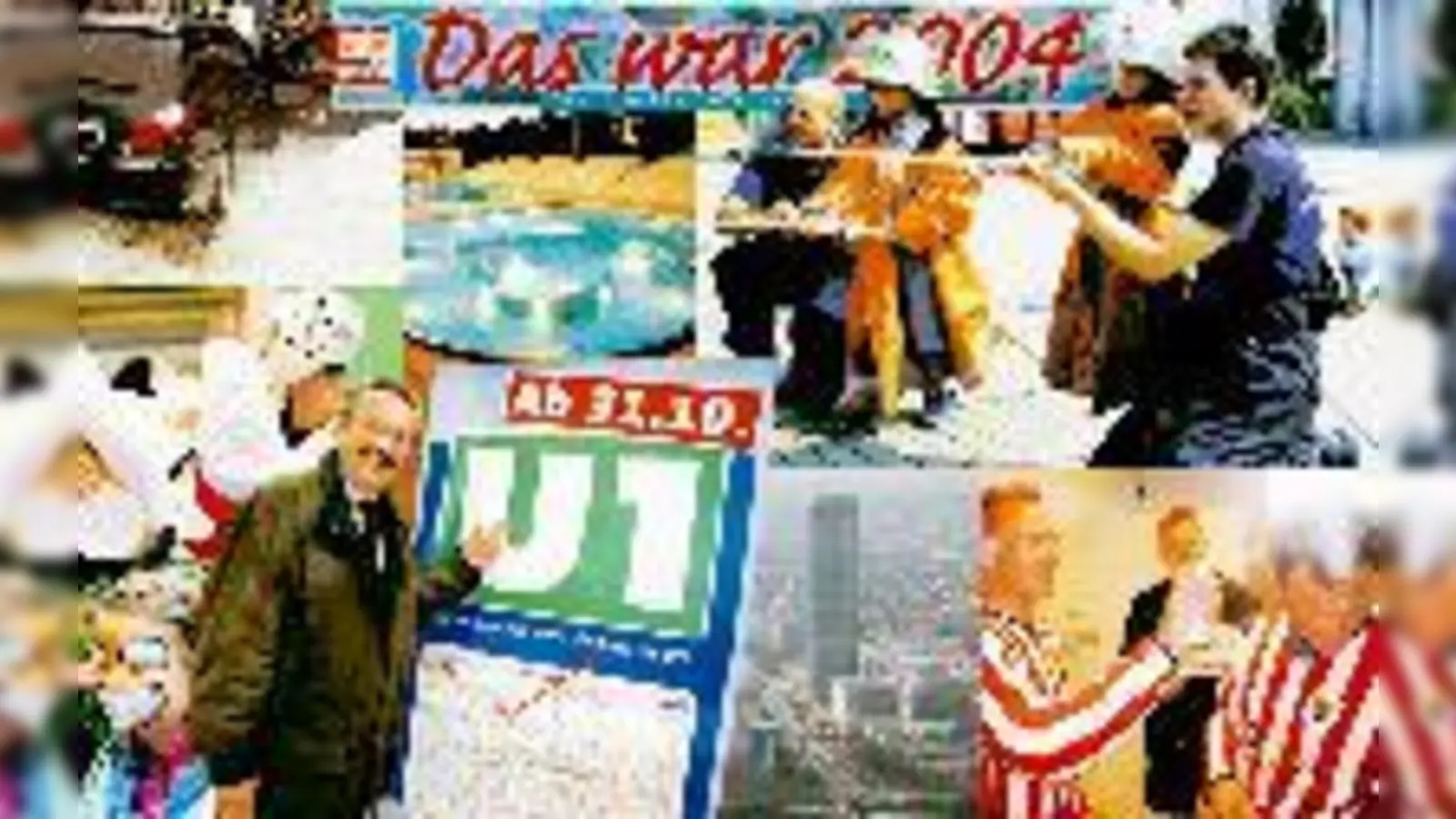 Alles in allem war 2004 ein gutes und bisweilen sogar aufregendes Jahr in Moosach. Erinnern Sie sich mit uns und dem Jahresrückblick im Moosacher Anzeiger.	 (Fotos: Archiv)