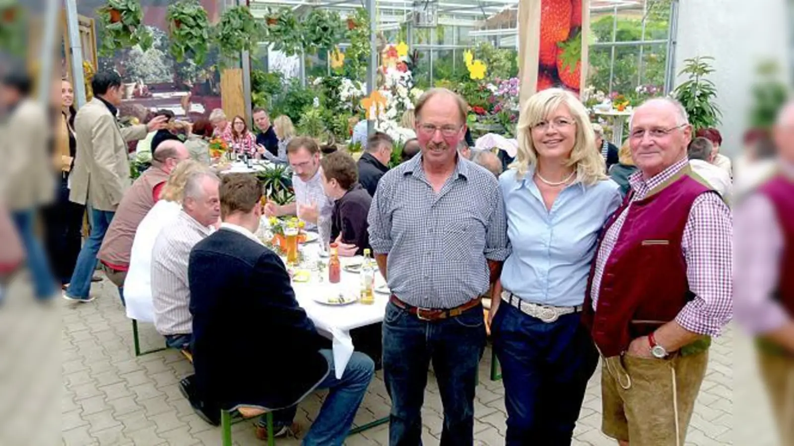 Der Vorstand des Gewerbevereins (v.l.): Paul Hagl, Heike Langwieser und Anton Michl. 	 (Foto: bb)