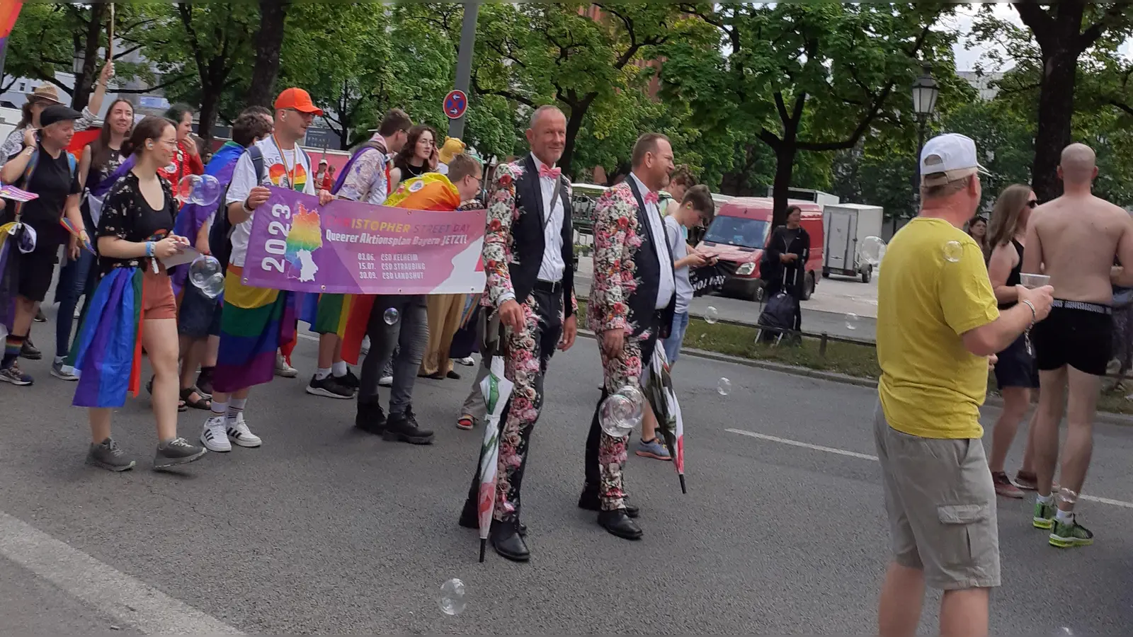 Die PolitParade am CSD zählt zu den Höhepunkten der PrideWeeks in München.  (Foto: mha)