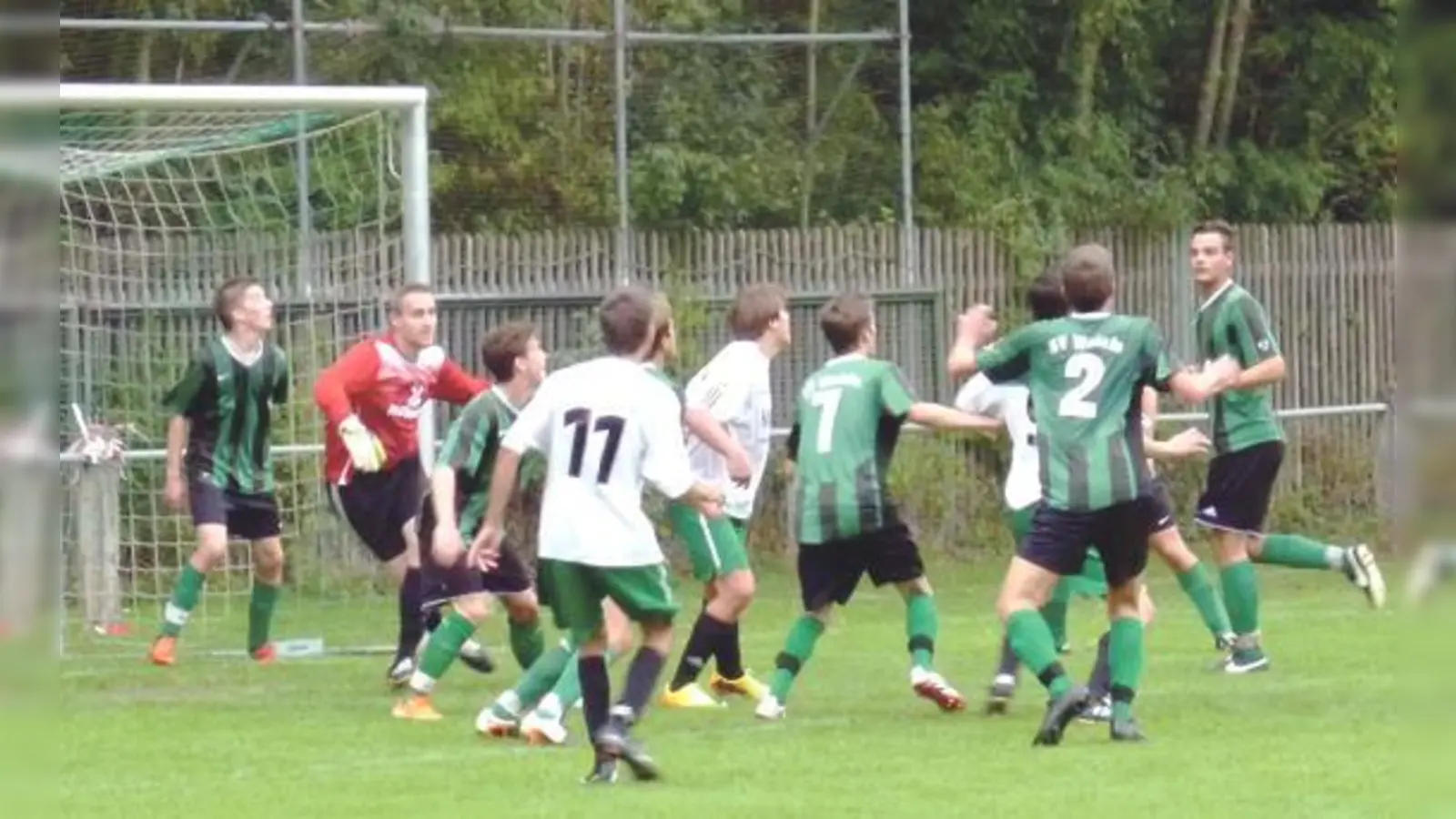 Unentschieden trennten sich der TSV Moosach Hartmannshofen vom SV Weichs. 	 (Foto: Verein)