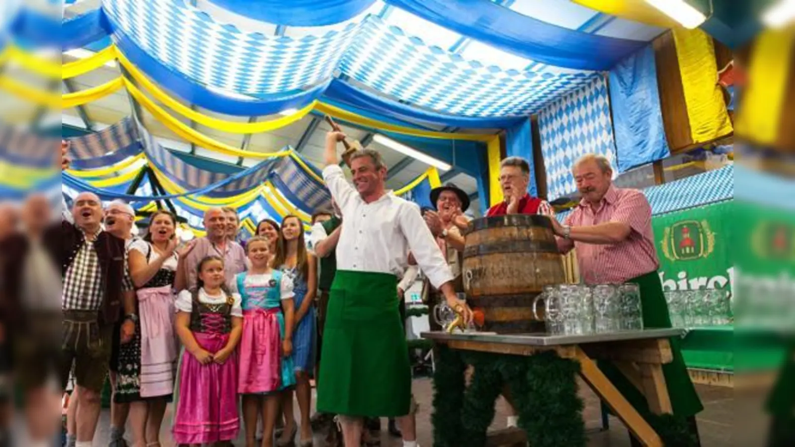 Beim Volksfest Taufkirchen (Vils) ist heuer wieder viel geboten: süffiger Gerstensaft, Spiel und Spaß und am Sonntag das WM-Finale auf Großbildleinwand.	 (Foto: Gemeinde)