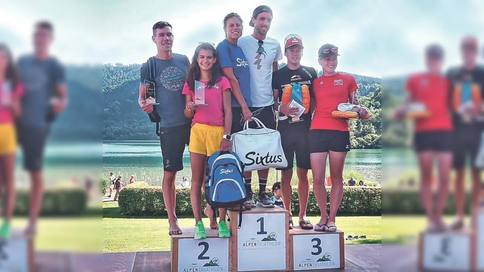Daniela Kleiser aus Grünwald belegte beim Alpentriathlon den hervorragenden 2. Platz. 	 (Foto: VA)