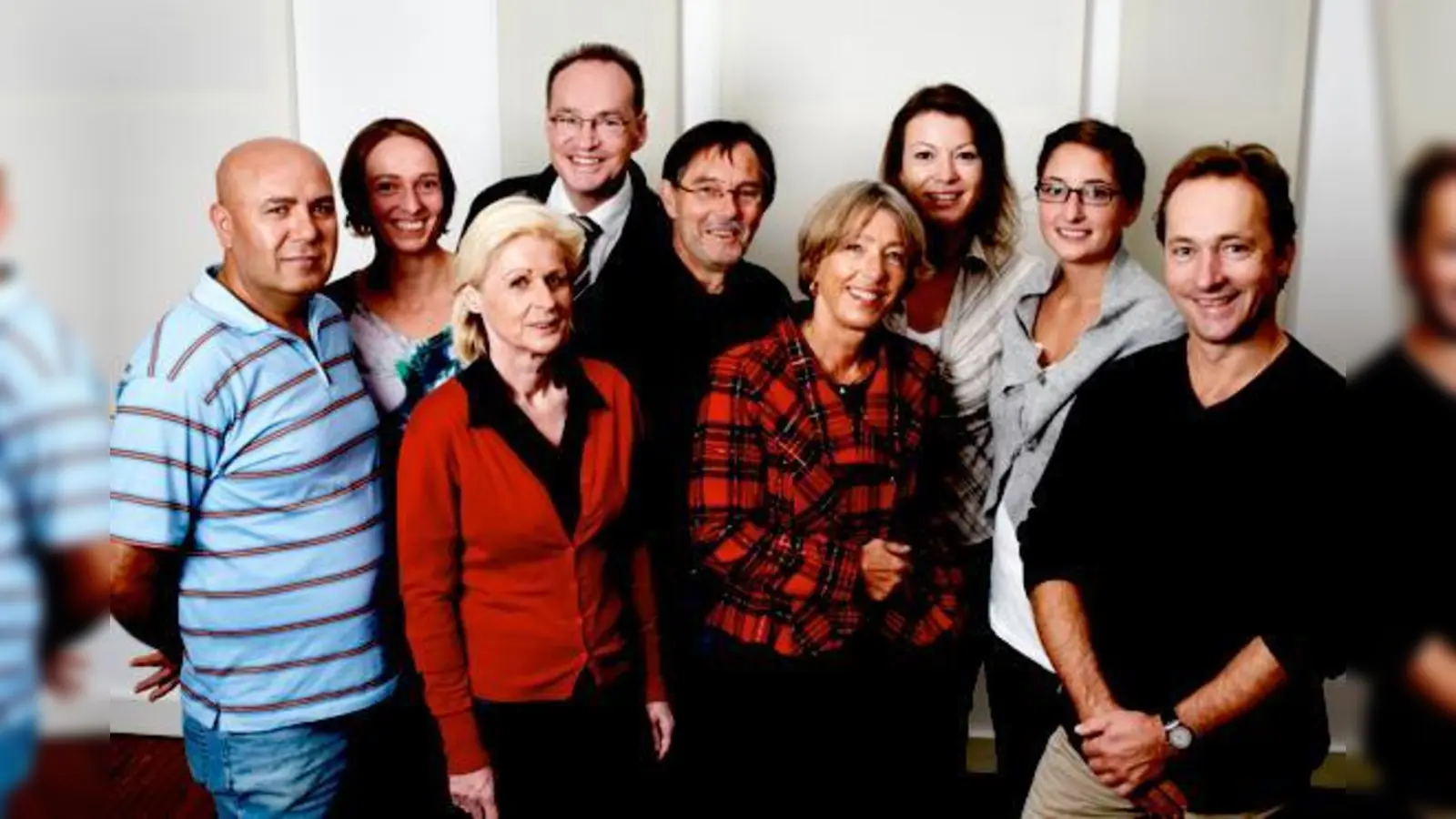 Das Team des SHZ: Alaattin Cakirbey, Ulrike Zinsler, Marlies Breh, Klaus Grothe-Bortlik, Frank Meinhold, Eva Kreling, Mirjam Unverdorben-Beil, Kristina Jakob und Erich Eisenstecken (v.l.n.r).  (Foto: SHZ)