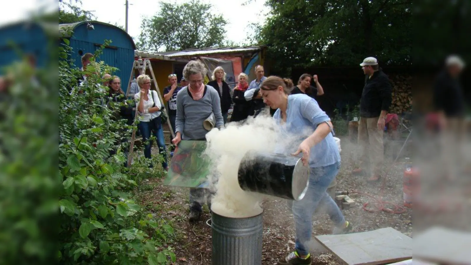 Den Künstlern kann man bei den offenen Ateliertagen über die Schulter schauen. (Foto: pst)