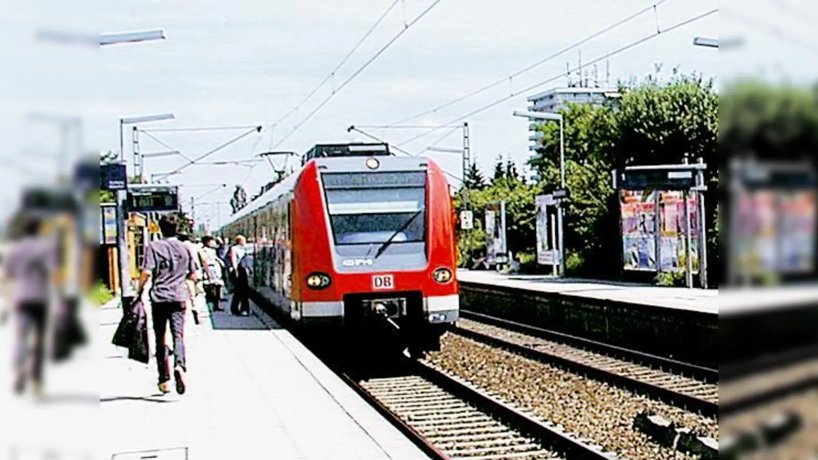 Von 21. bis 23. August wird die Linie S2 zwischen Feldkirchen und Erding durch Busse ersetzt. 	 (F.: Archiv)