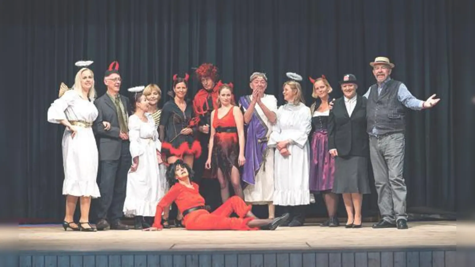 Das Steinsee-Theater zeigt am 20./21. März in Oberpframmern das Stück: »Im Himmel ist der Teufel los ... und in der Hölle?«	 (Foto: Jens Krüger)