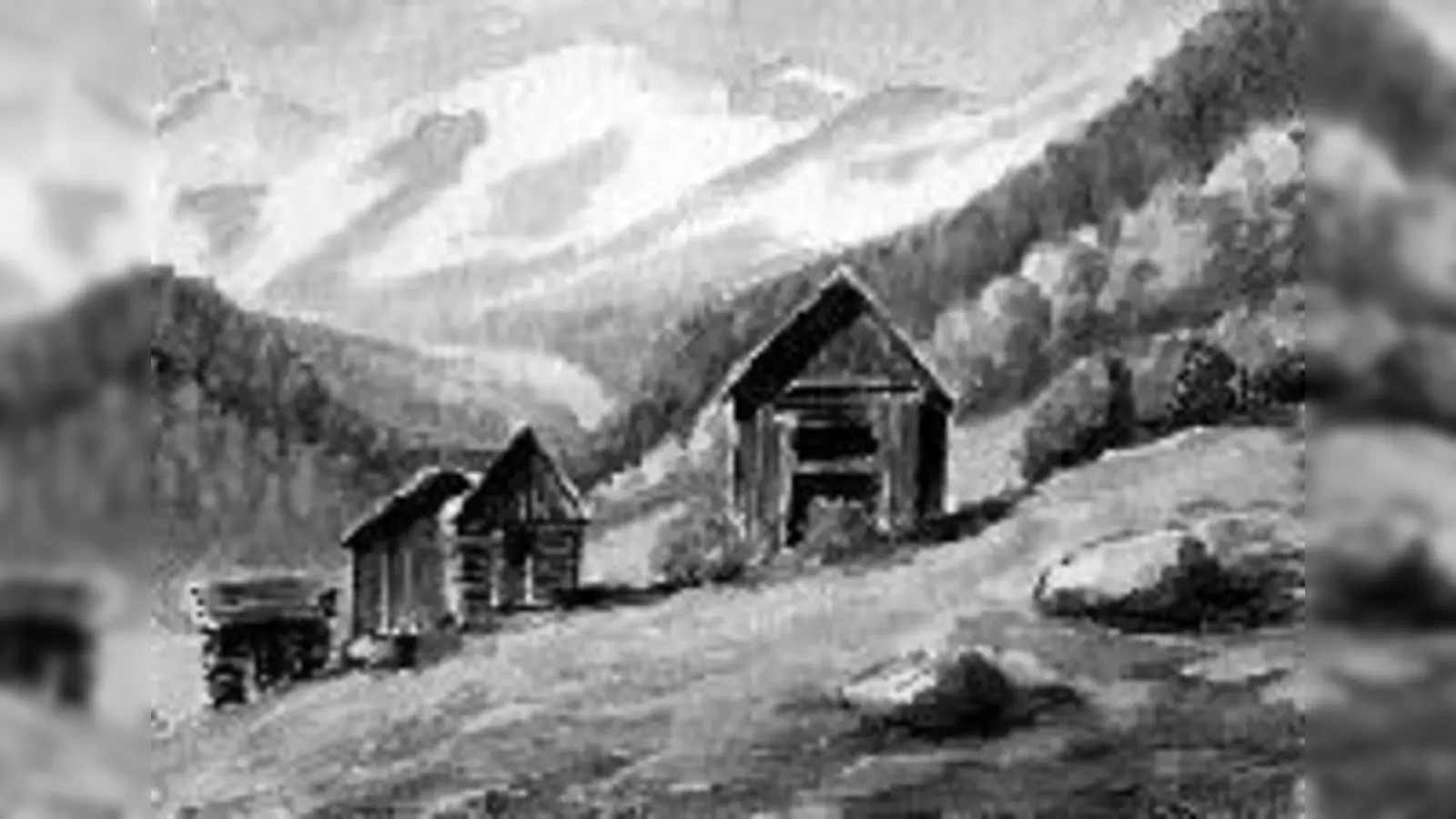 Aquarelle von Bayerischen und Südtiroler Dörfern in Moosach. 	 (Foto: H. Sauermann)
