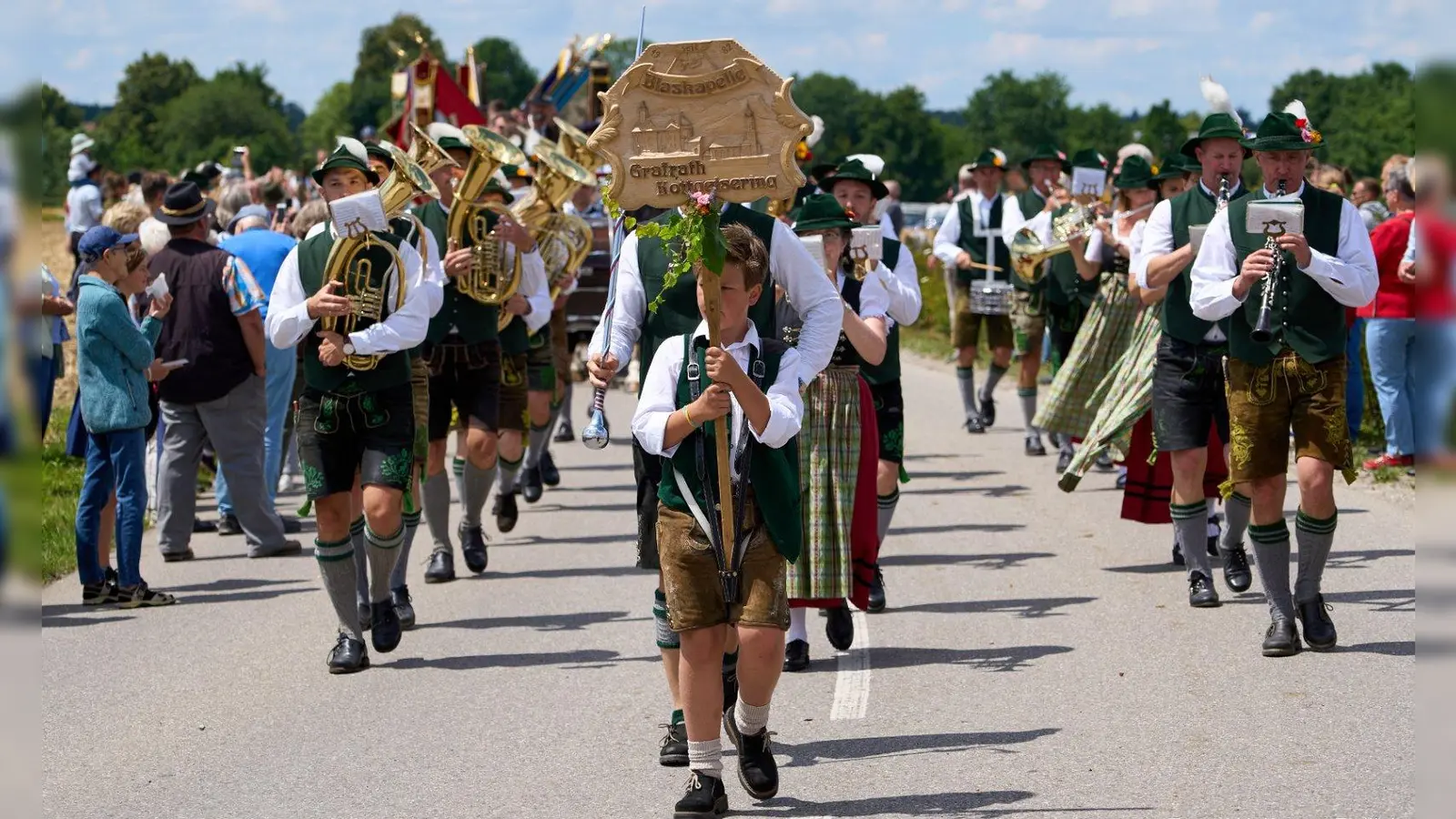 Die Blaskapelle Grafrath-Kottgeisering. (Foto: Wolfgang Pollich)