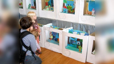 Viel zu sehen gab es bei der diesjährigen Ausstellung der Malschule Germering in der Stadthalle. (Foto: sk)