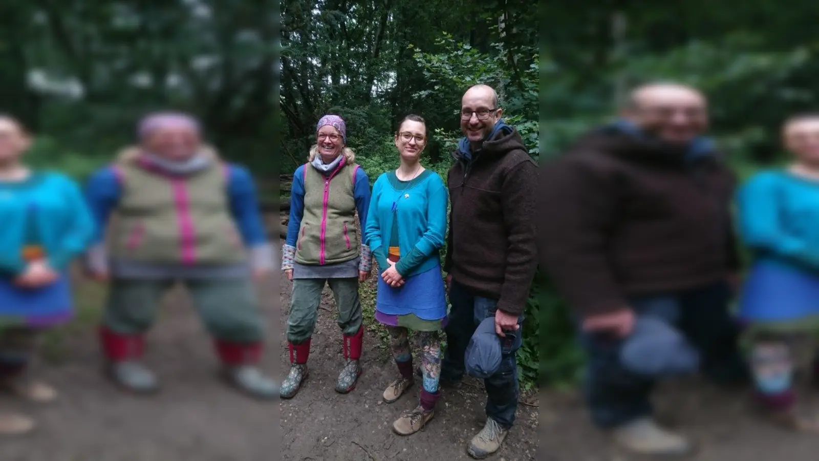 Das Team desMuKuNa-Waldkindergartens in Gilching: Heike Vogt, Verena Nieder und Daniel Krist (von links). (Foto: MuKuNa)