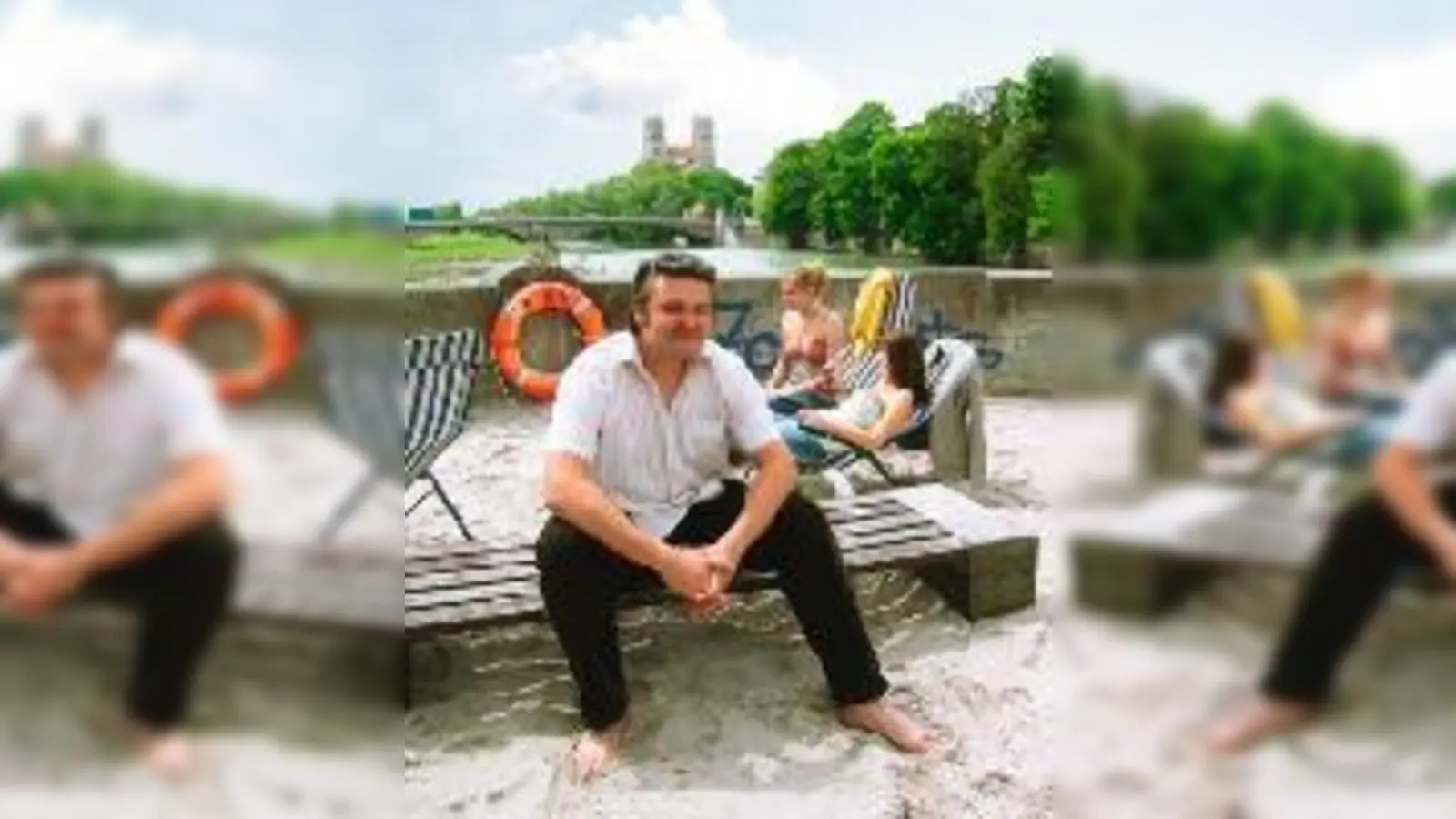 Für »Urbanaut« David ist es »künstlerisch, Orte zu finden, die bis dahin den Menschen nicht aufgefallen waren«  etwa den  (Corneliusbrücken-Balkon.Foto: nan)
