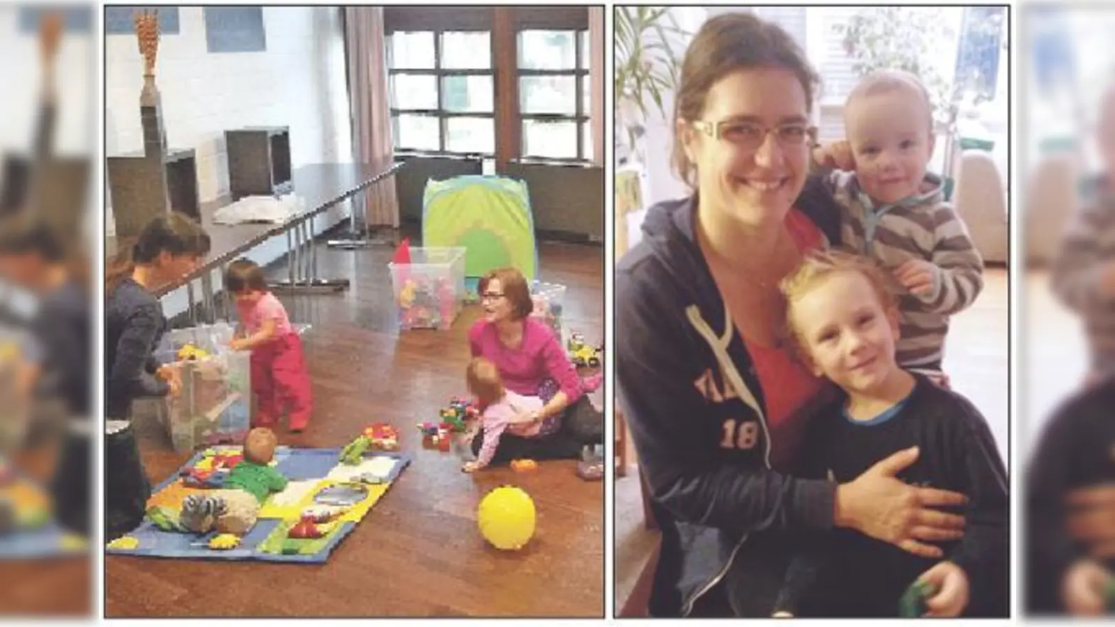 Hilft dir keiner, hilf dir selbst, dachte sich Simone Schmidt (r.) und machte sich auf die Suche nach Räumlichkeiten für einen Eltern-Kind-Treffpunkt.	 (Foto: kw)