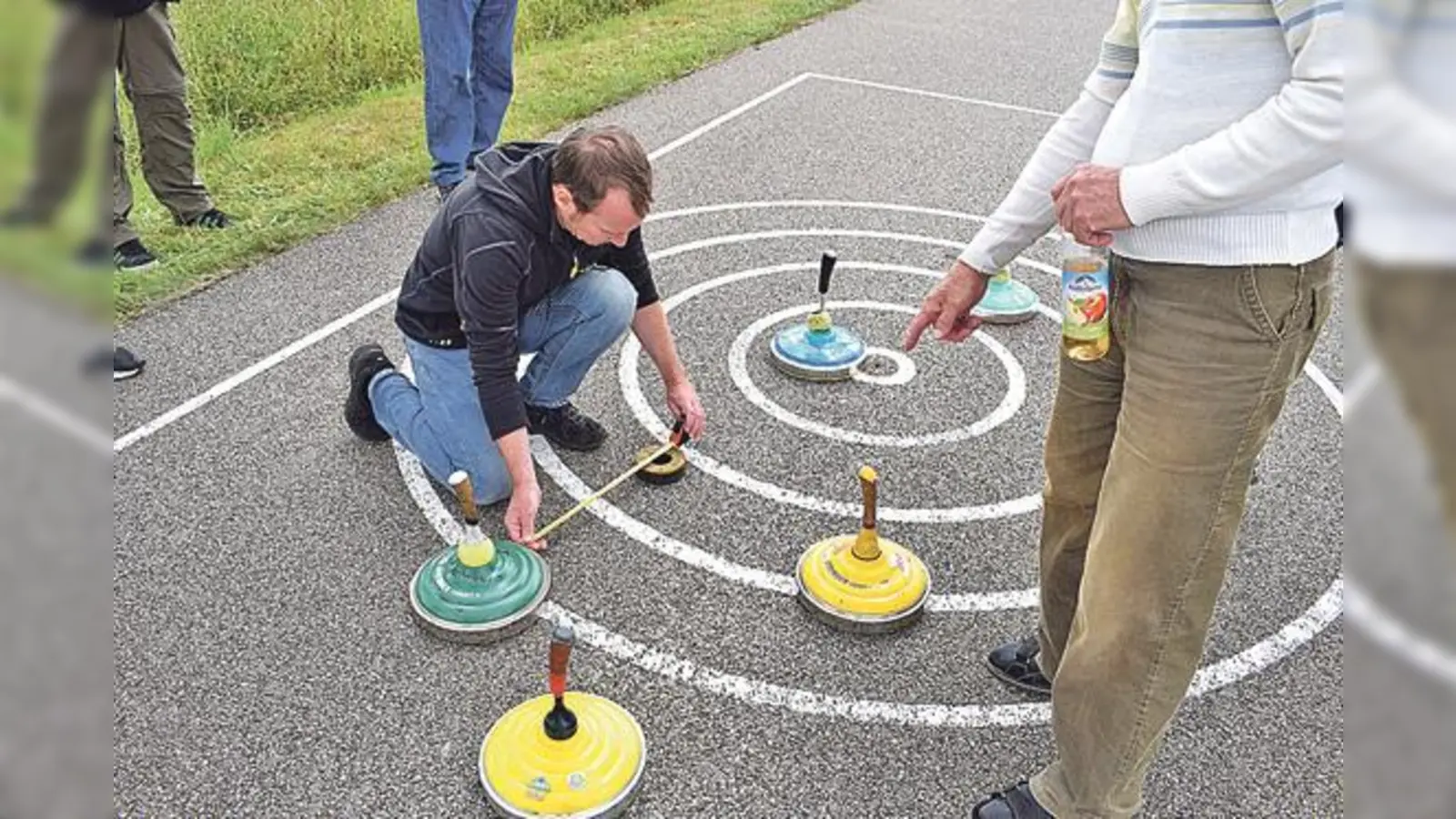 Welcher Stock ist näher an der Daube.	 (Foto: Wolfgang Mende)