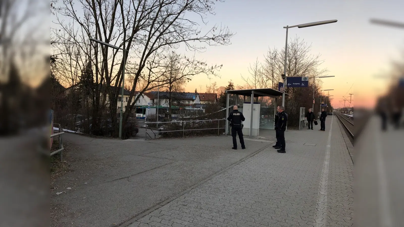 An der Haltestelle Heimstetten ist ein 18-Jähriger völlig ausgerastet. (Foto: Bundespolizei)