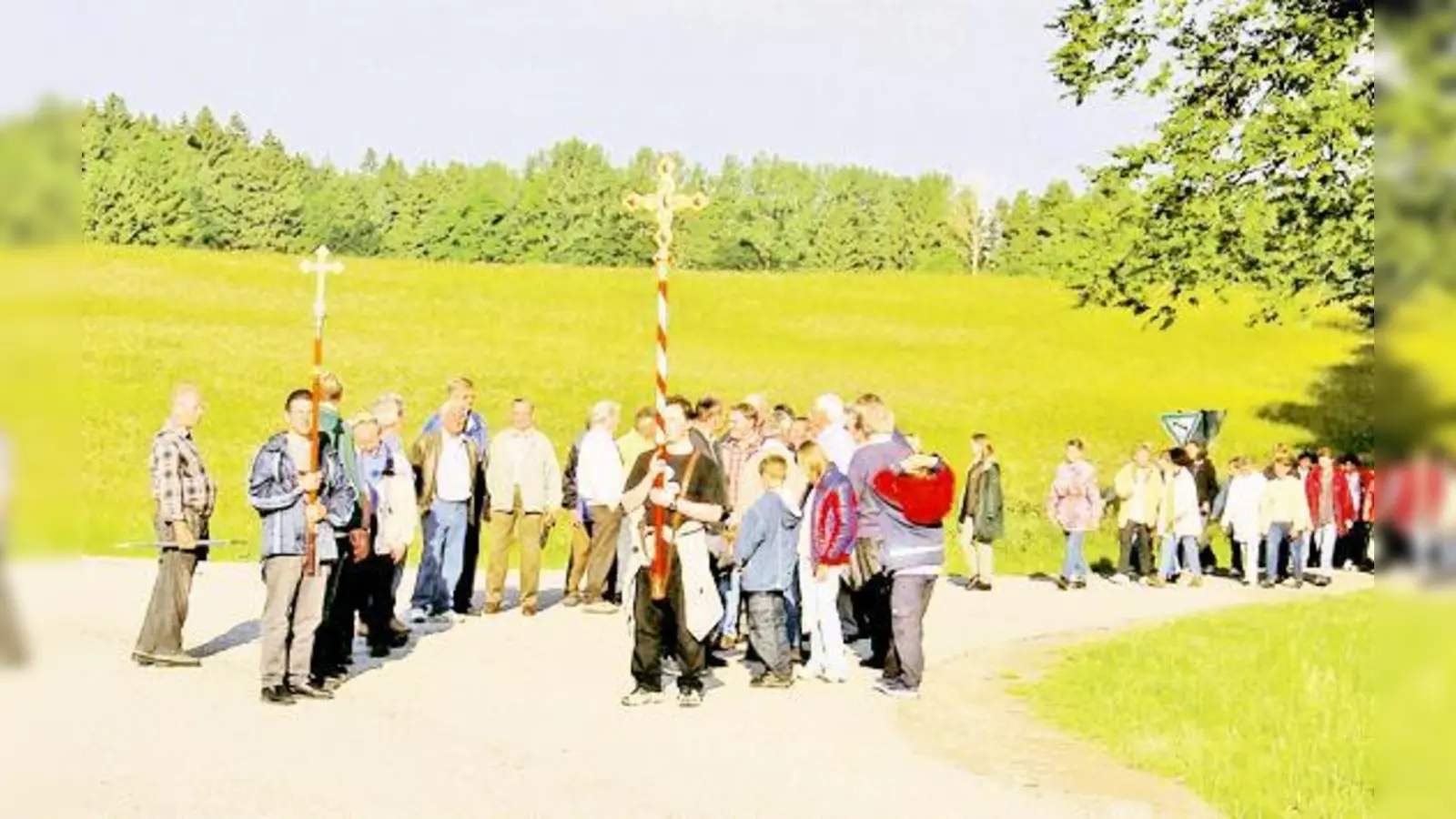 Pilger aus Harthausen unterwegs zur Wallfahrtskirche Maria Altenburg.	 Am 12. Juni machen sich die Gläubigen erneut auf.	 (Foto: Privat)