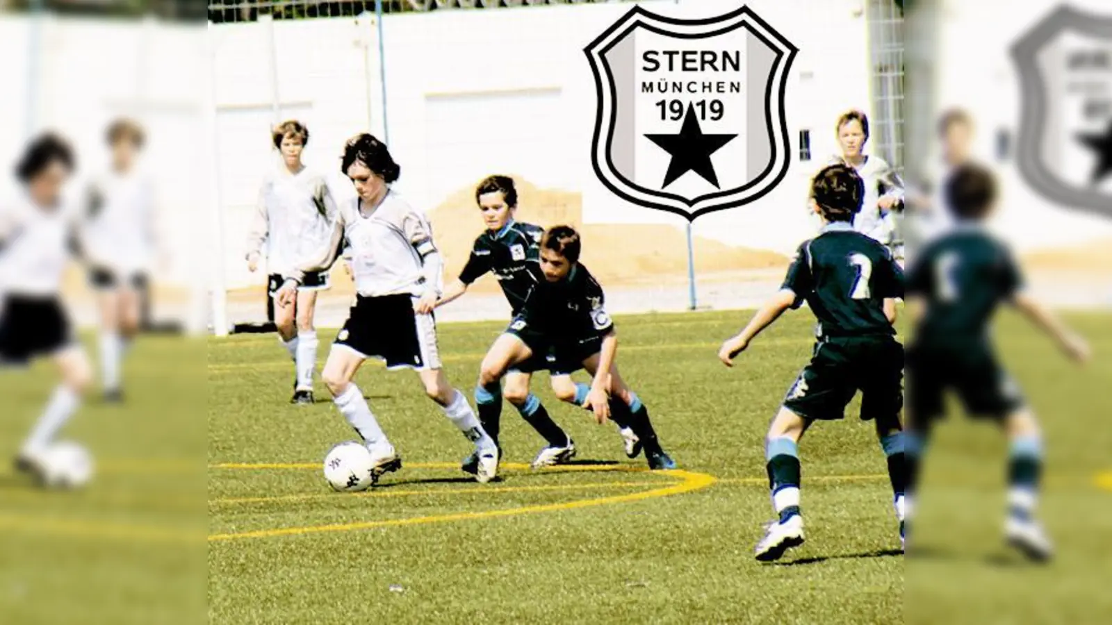 Durch seine zahlreichen Jugendmannschaften avancierte der FC Stern zum größten Fußballverein Bayerns. Da laufen sogar die kleinen Löwen hinterher.   (Foto: FC)