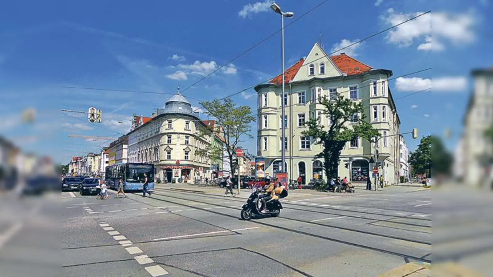 Über Gegenwart und Zukunft der Tegernseer Landstraße dreht sich eine Diskussion der MVHS.	 (Foto: Winfried Eckardt)