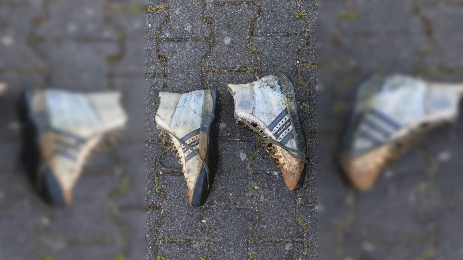 Anhand der Turnschuhe hofft die Kripo, die Identität des Verstorbenen ermitteln zu können. (Foto: Polizei)