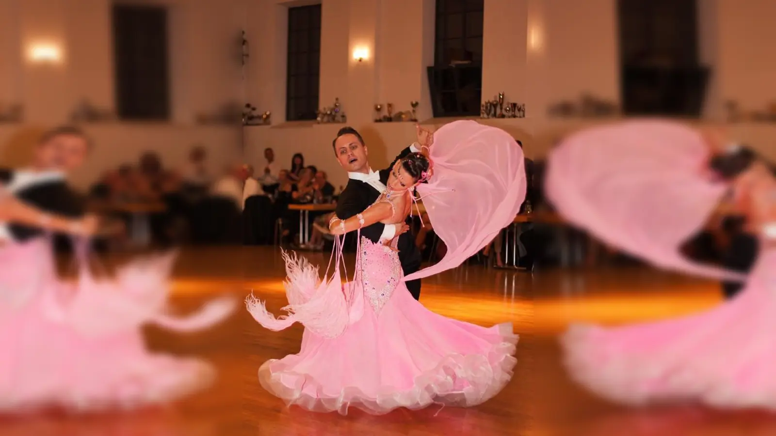 Bravourös ertanzten sich die Münchner Alexandra Rehn und Victor Fischer den Bayerischen Meistertitel in der höchsten Standardklasse.  (Foto: Verein)