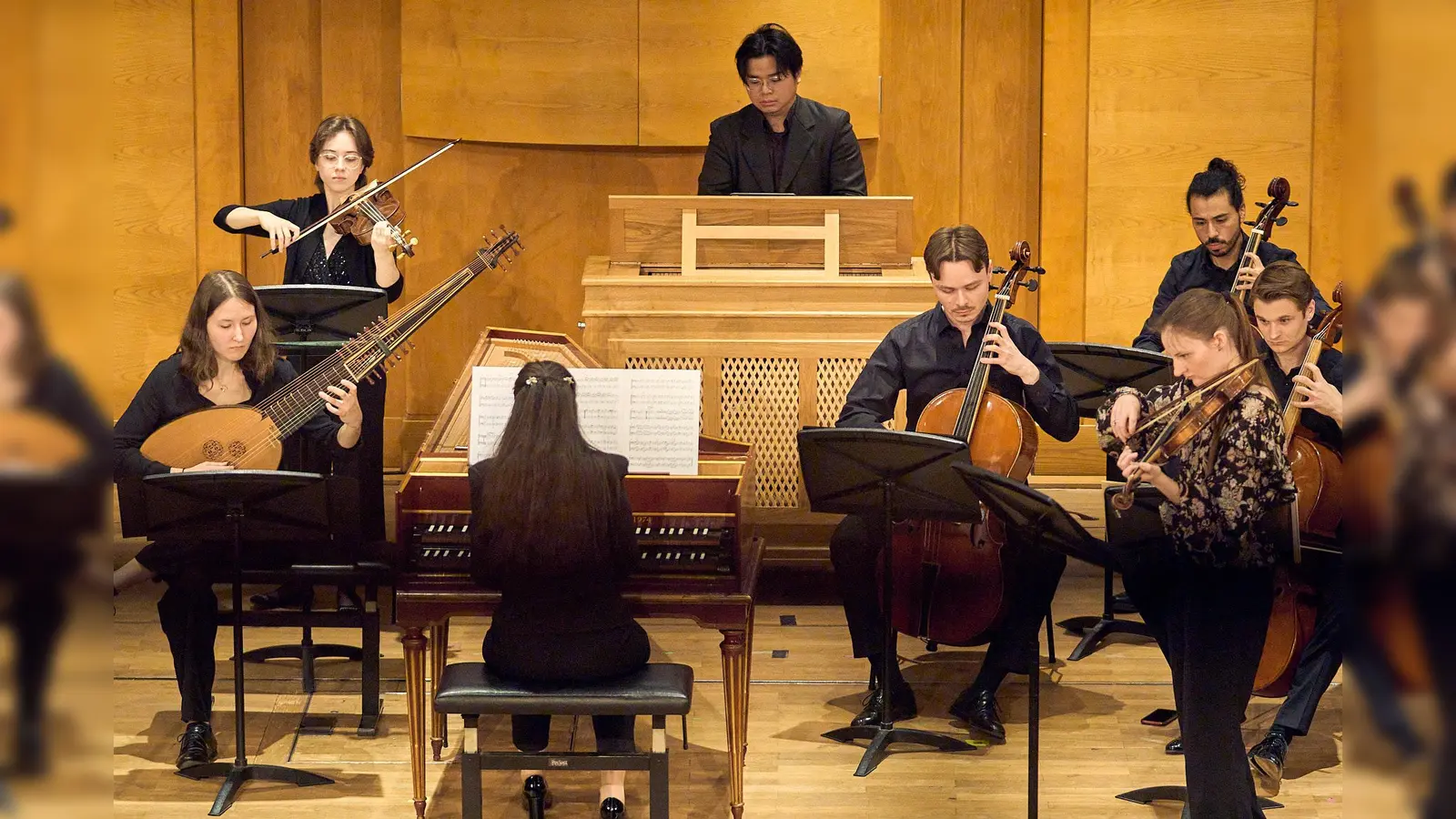 Ein anspruchsvolles Programm mit Werken von Barockkomponisten präsentiert das Institut für Historische Aufführungspraxis der HMTM.  (Foto: © Severin Vogl)