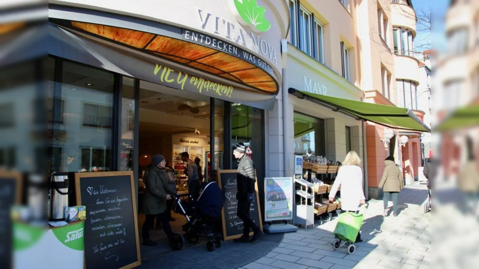 Die neue Reformhaus-Filiale befindet sich genau gegenüber dem Viktualienmarkt in der Pasinger Bäckerstraße. Auf knapp 300 Quadratmetern finden die Kunden nun ein deutlich vergrößertes Angebot. (Foto: us)