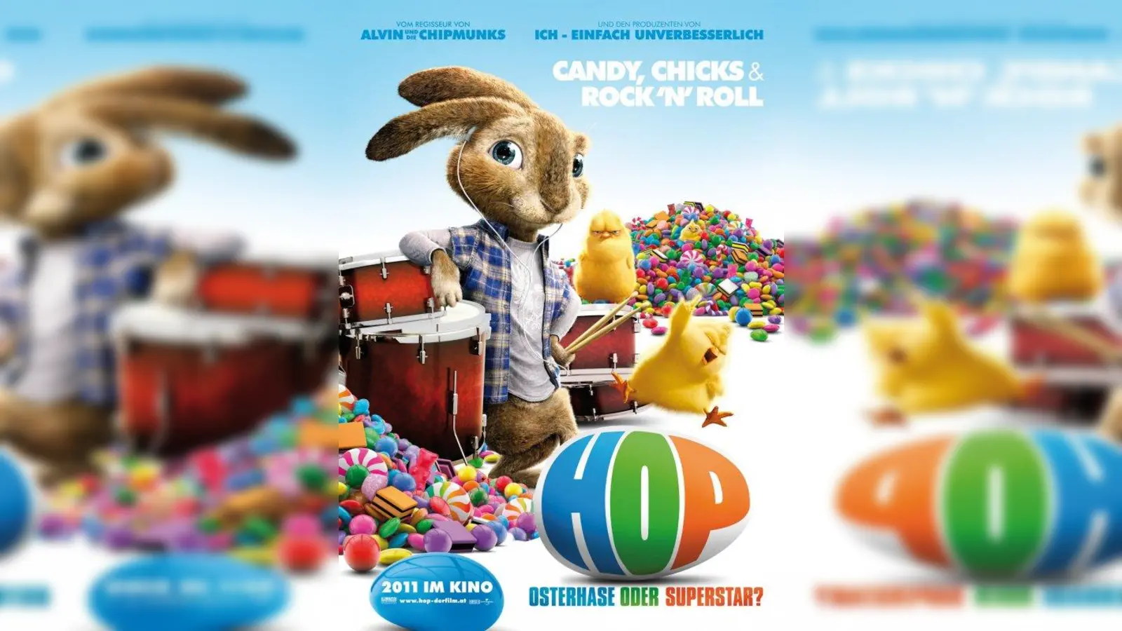 E.B. hat keine Lust Osterhase zu werden und haut ab nach Hollywood. (Foto: Filmplakat)