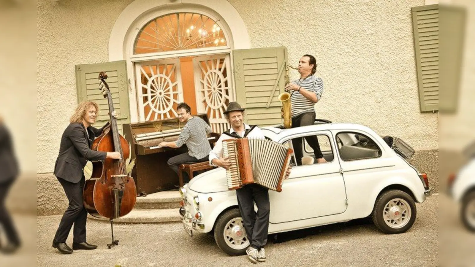 Mit mediterraner Leichtigkeit verzaubert die Musik von Quadro Nuevo. (Foto: © Quadro Nuevo)